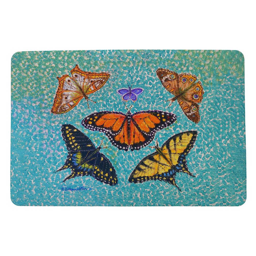 Butterfly Arrangement Door Mat 18x26. Picture 1