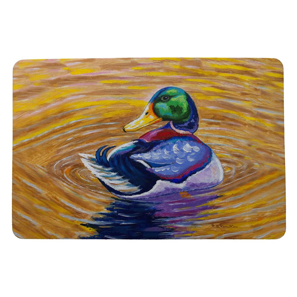 Duck Looking Door Mat 18x26. Picture 1