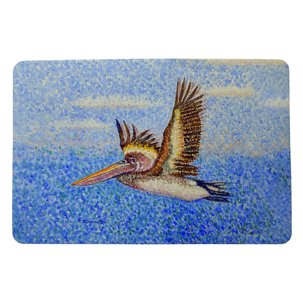 Flying Pelican Door Mat 18x26. Picture 1