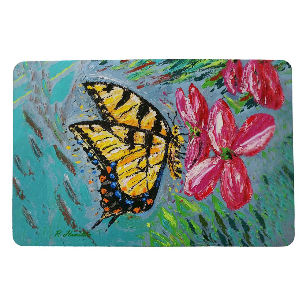 Palette Tiger Swallowtail Door Mat 18x26. Picture 1