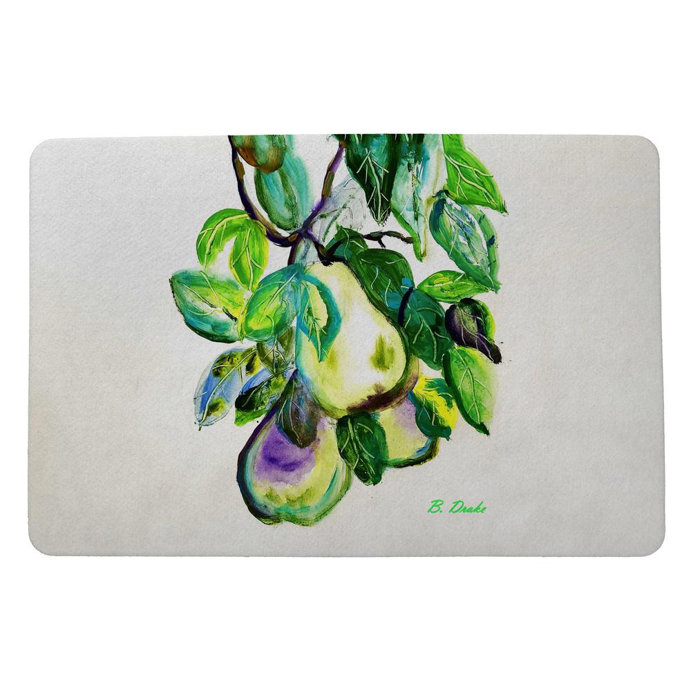 Hanging Pears Door Mat 18x26. Picture 1
