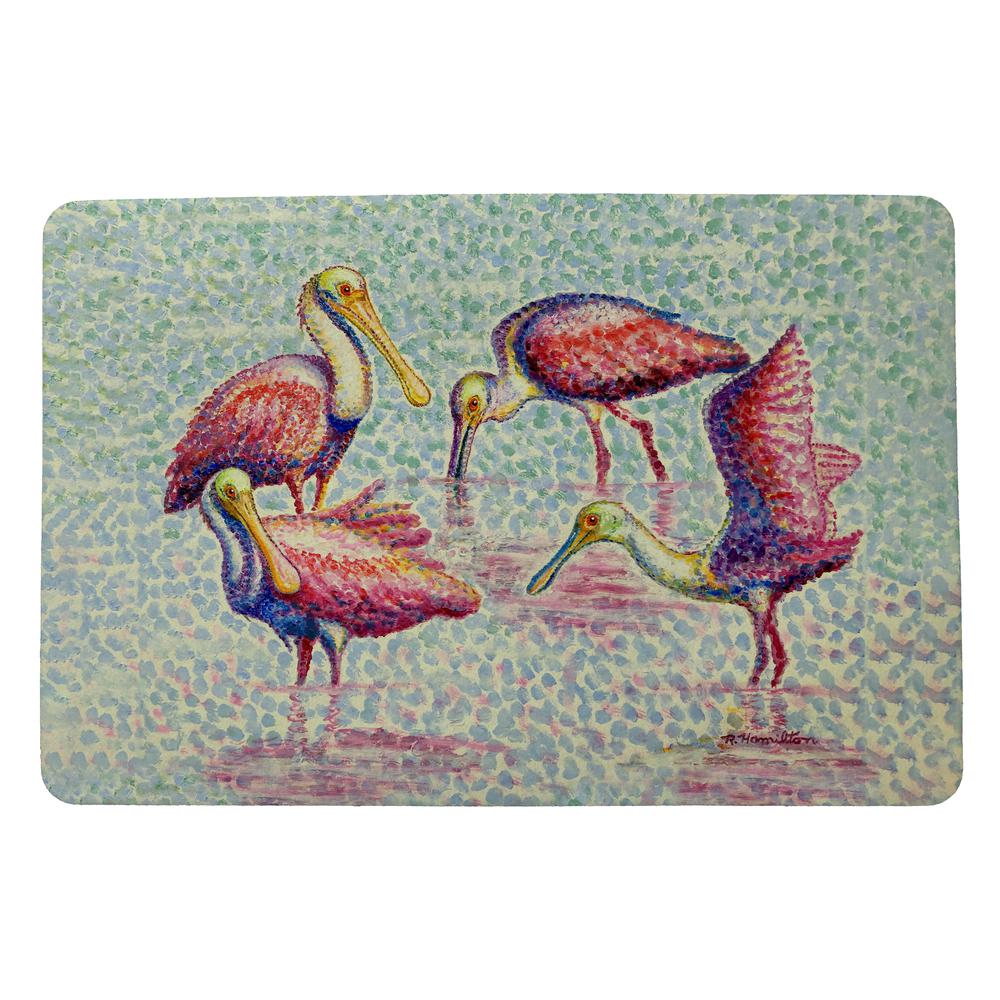 Spoonbill Group Door Mat 18x26. Picture 1