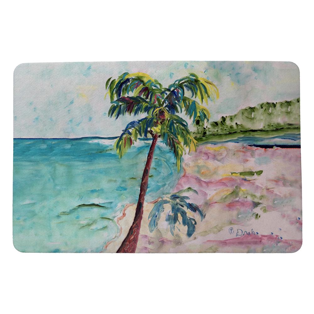 Palm & Coast Door Mat 18x26. Picture 1