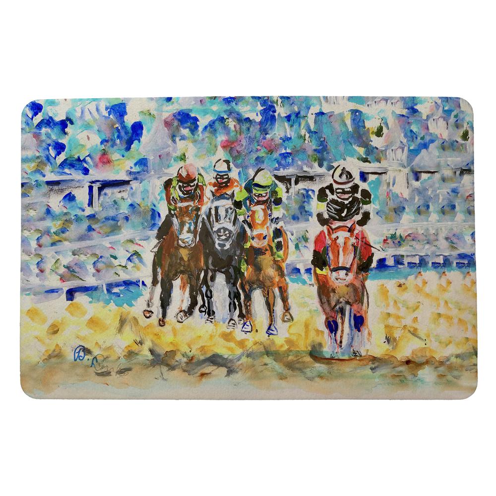 Four Racing Door Mat 18x26. Picture 1