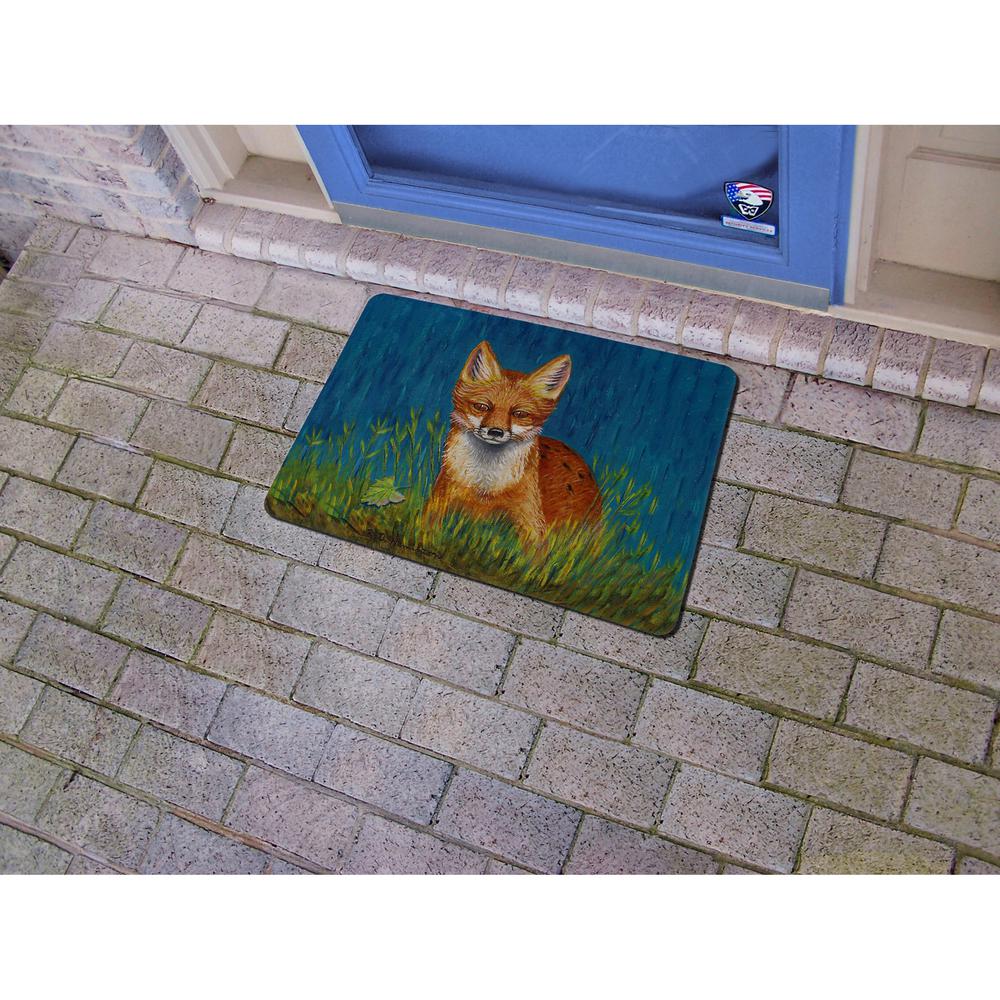 Red Fox Door Mat 18x26. Picture 2