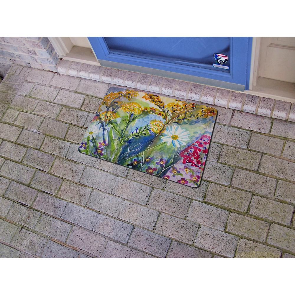 Wild Flower Door Mat 18x26. Picture 2