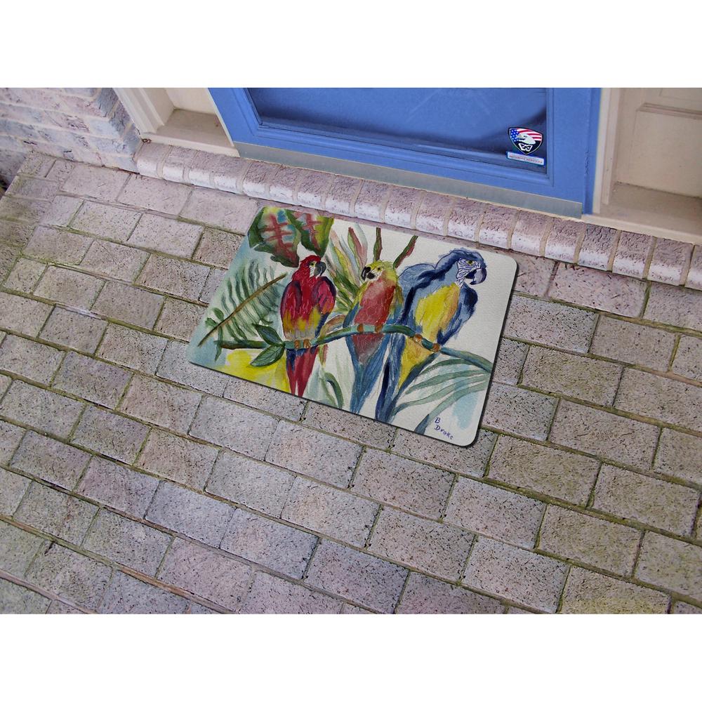 Parrot Family Door Mat 18x26. Picture 2