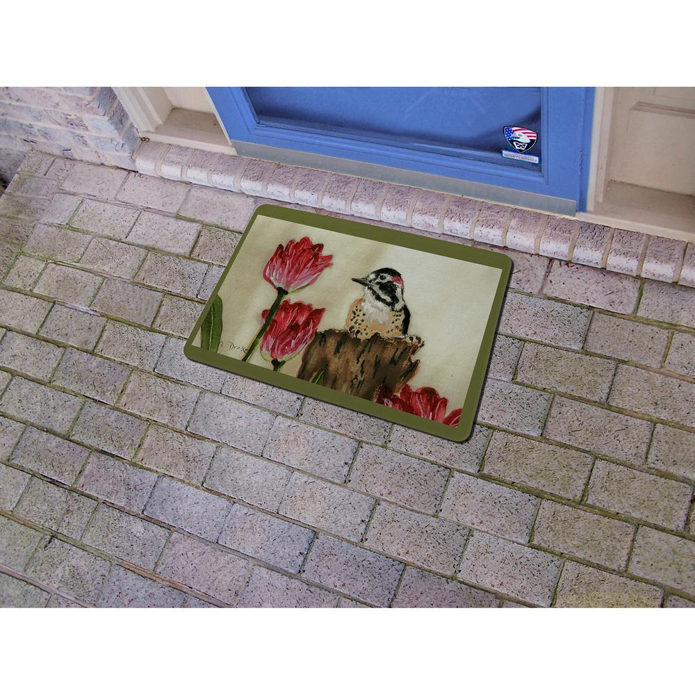 Woodpecker Door Mat 18x26. Picture 2