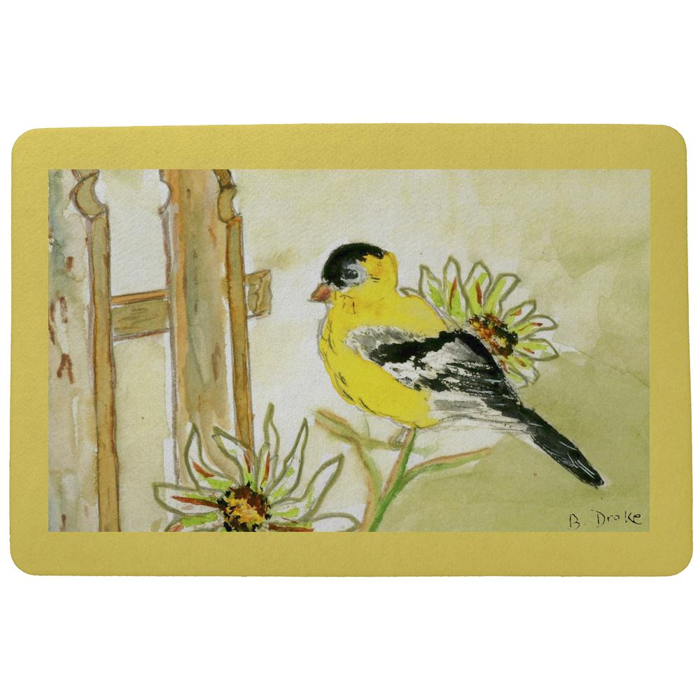 Goldfinch Door Mat 18x26. Picture 1