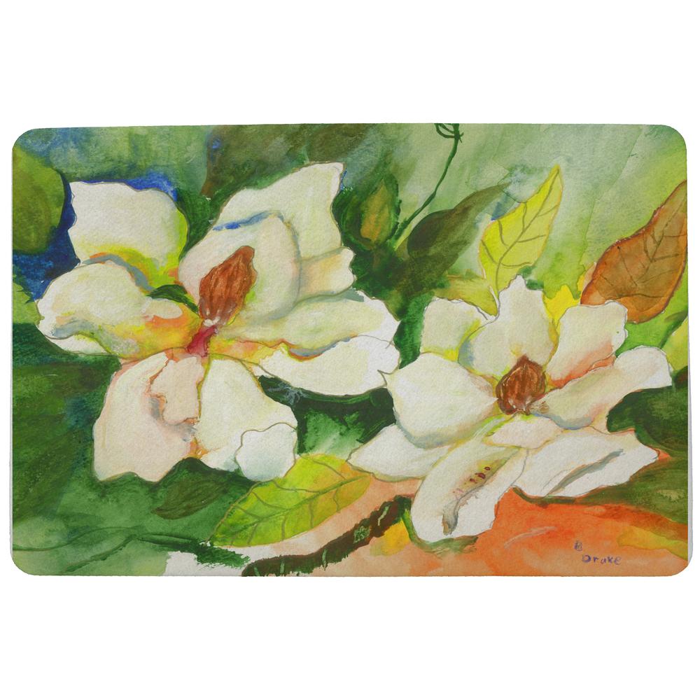 Magnolias Door Mat 18x26. Picture 1