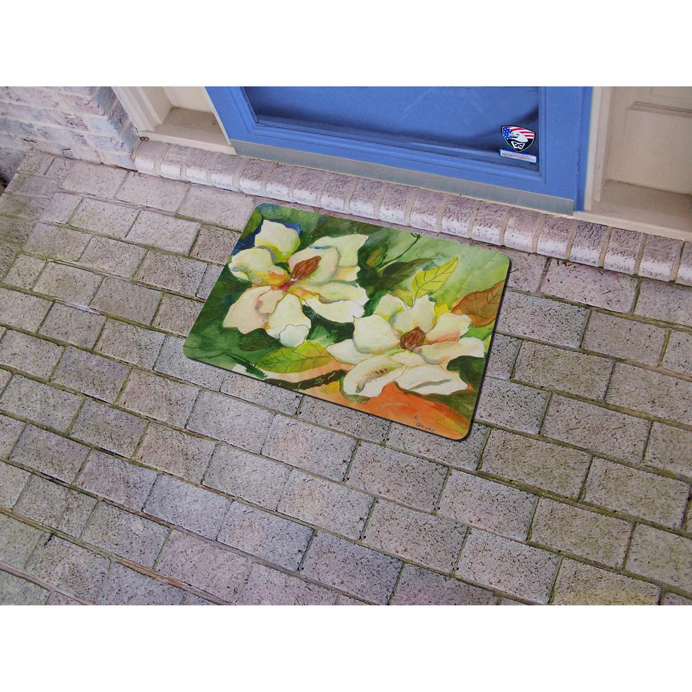 Magnolias Door Mat 18x26. Picture 2