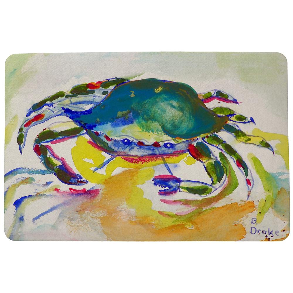 Green Crab Door Mat 18x26. Picture 1