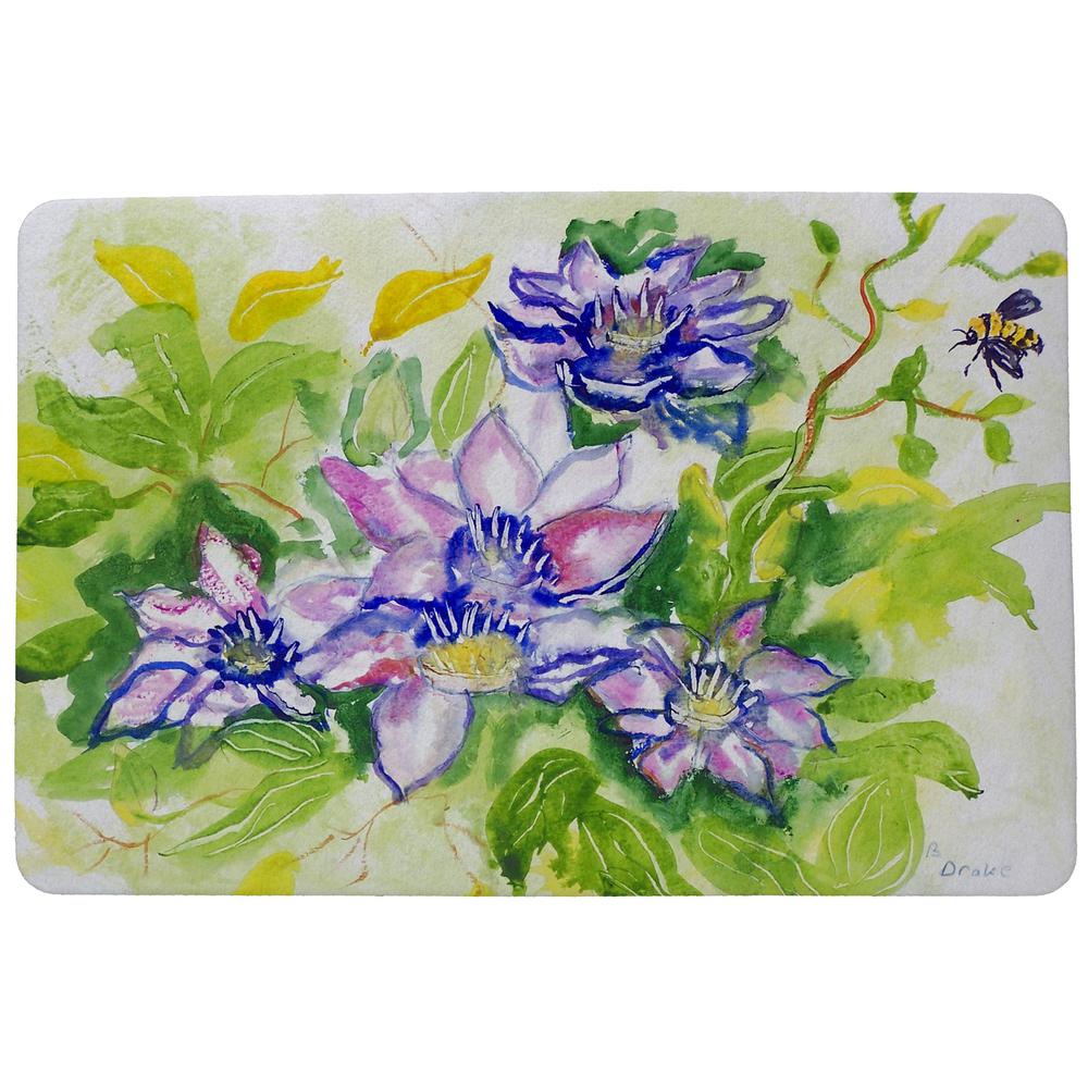 Clematis Door Mat 18x26. Picture 1