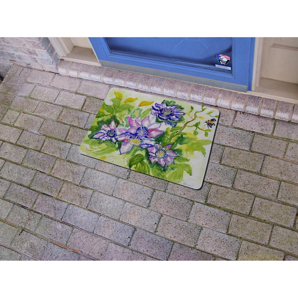 Clematis Door Mat 18x26. Picture 2