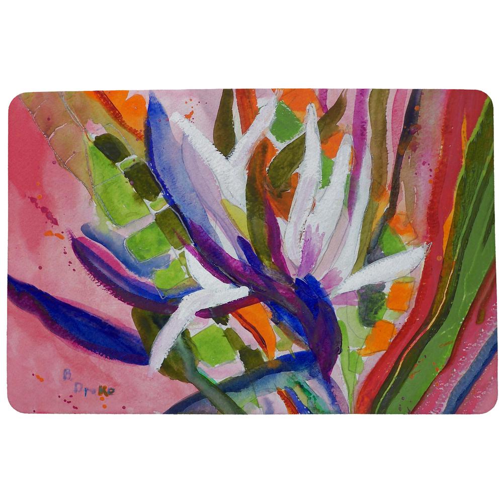 Betsy's Bird of Paradise Door Mat 18x26. Picture 1