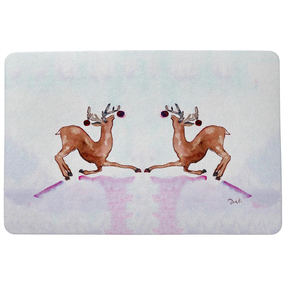 Dancing Deer Door Mat 18x26. Picture 1