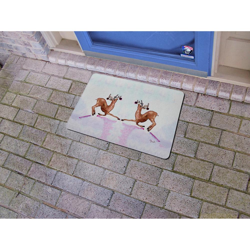 Dancing Deer Door Mat 18x26. Picture 2