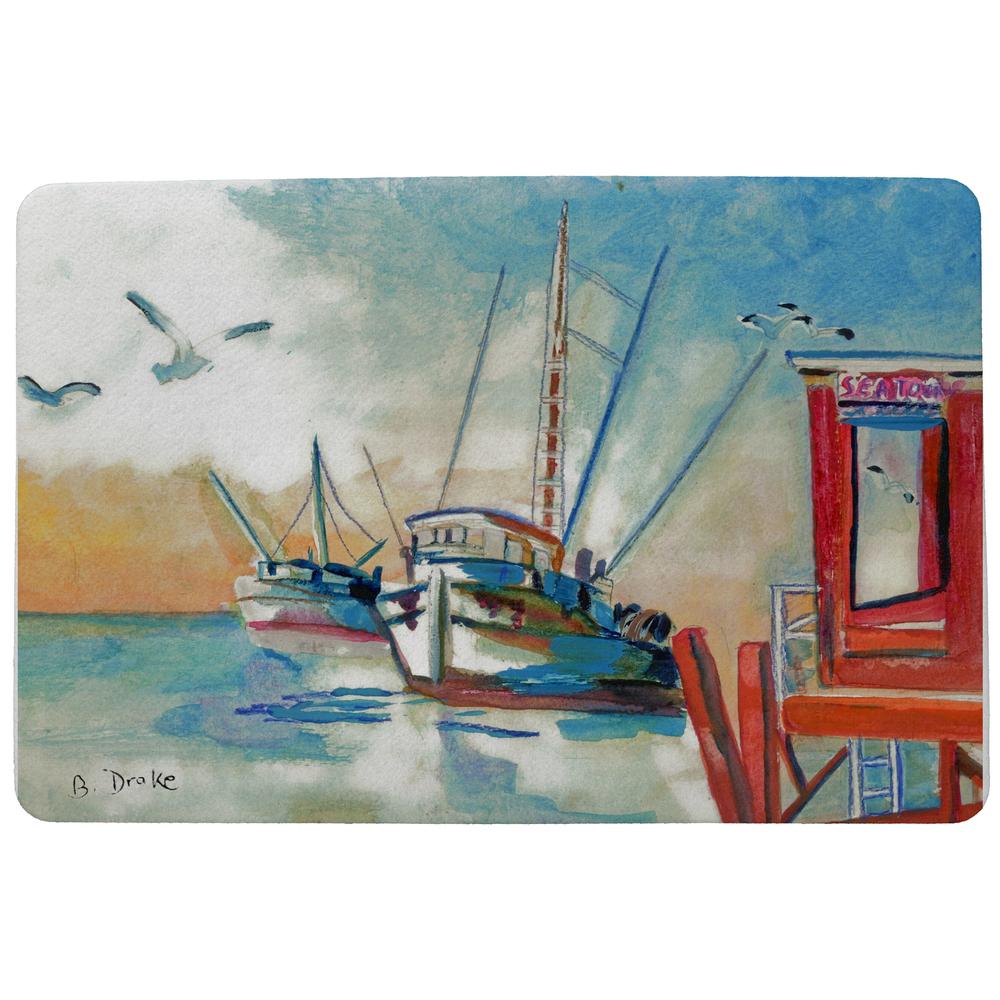 Shrimpboat Door Mat 18x26. Picture 1