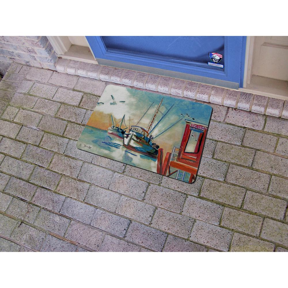 Shrimpboat Door Mat 18x26. Picture 2