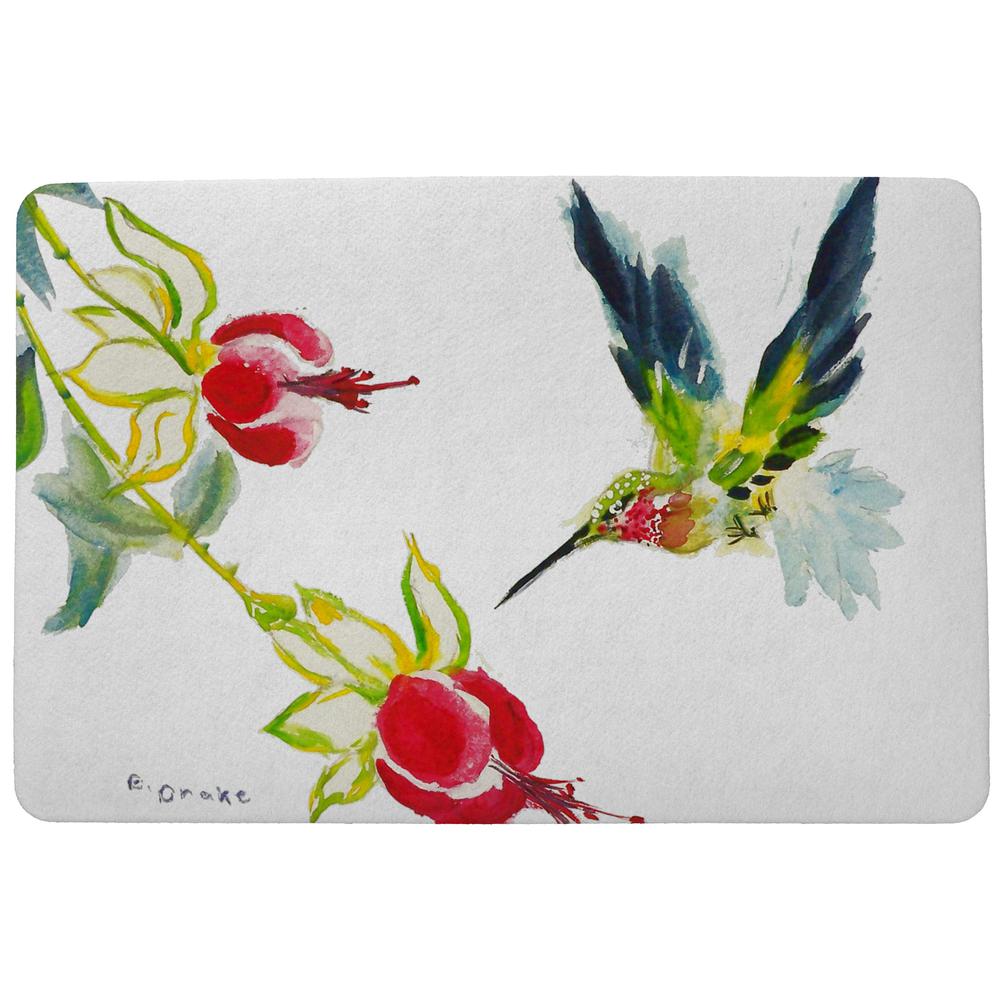 Betsy's Hummingbird Door Mat 18x26. Picture 1