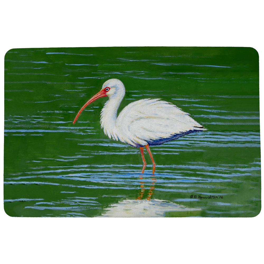 Dick's White Ibis Door Mat 18x26. Picture 1
