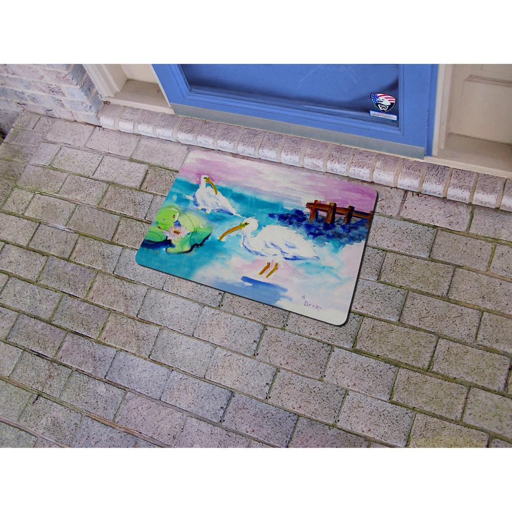 Betsy's White Ibis Door Mat 18x26. Picture 2