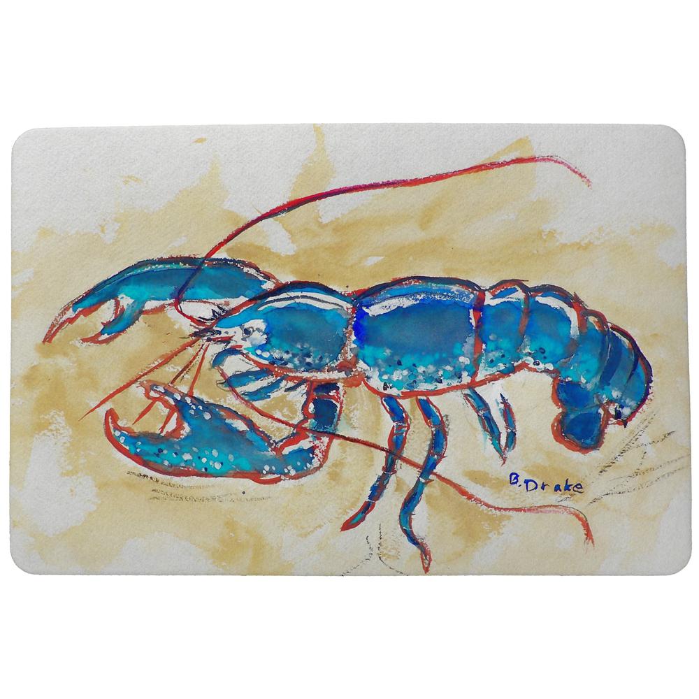 Blue Lobster Door Mat 18x26. Picture 1