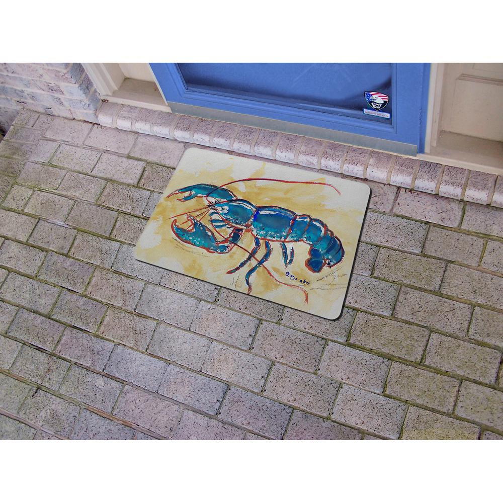 Blue Lobster Door Mat 18x26. Picture 2