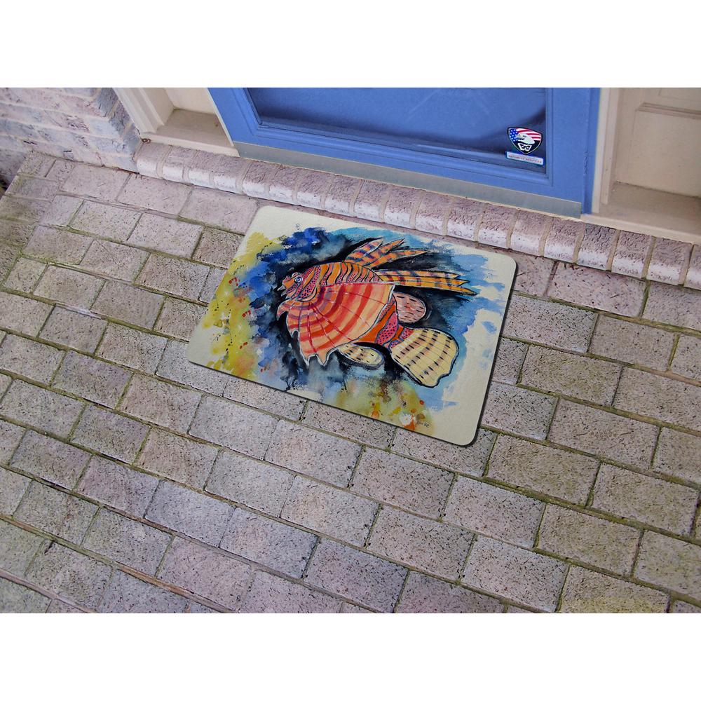 Betsy's Lion Fish Door Mat 18x26. Picture 2