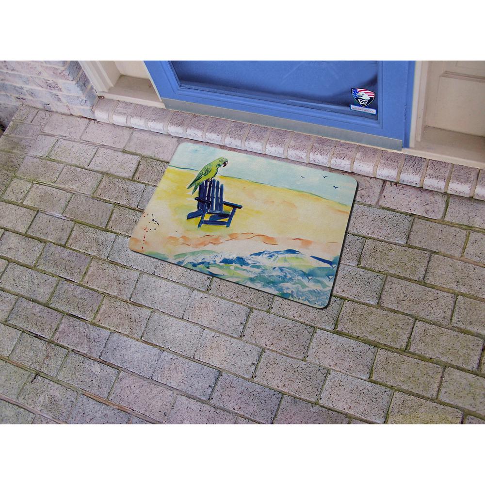 Parrot & Chair Door Mat 18x26. Picture 2
