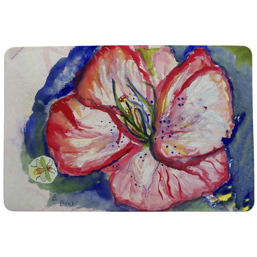 Hibiscus Door Mat 18x26. Picture 1
