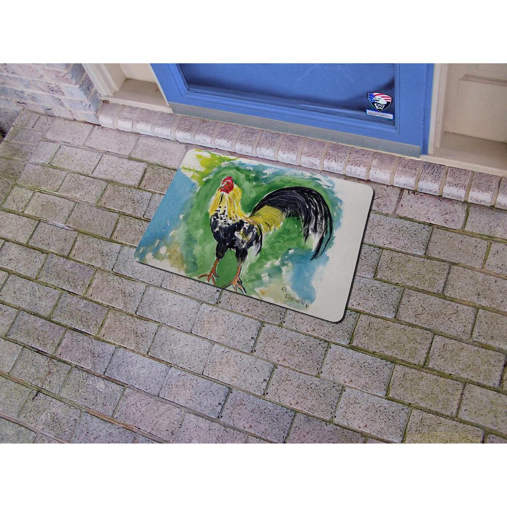 Bantam Rooster Door Mat 18x26. Picture 2