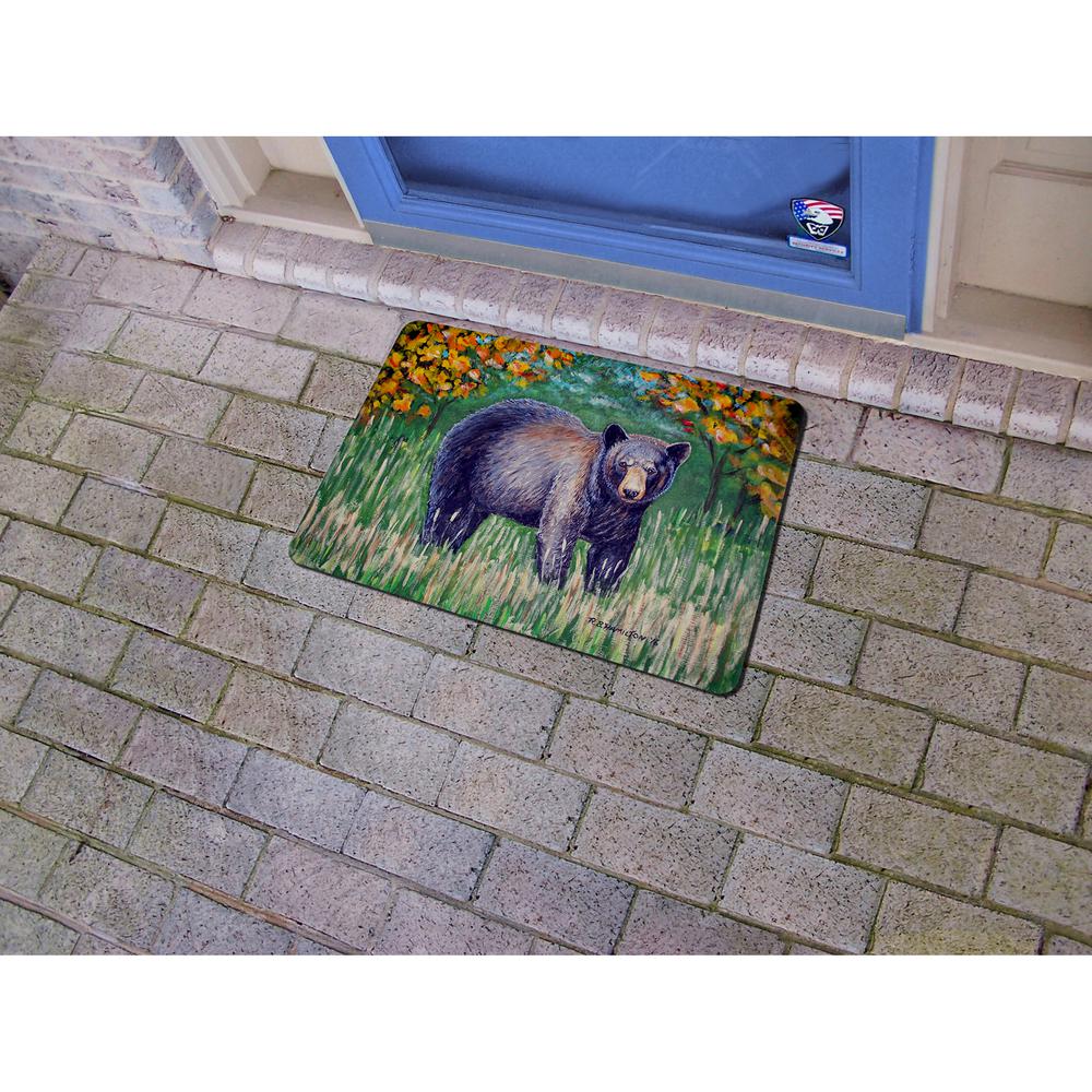 Black Bear Door Mat 18x26. Picture 2