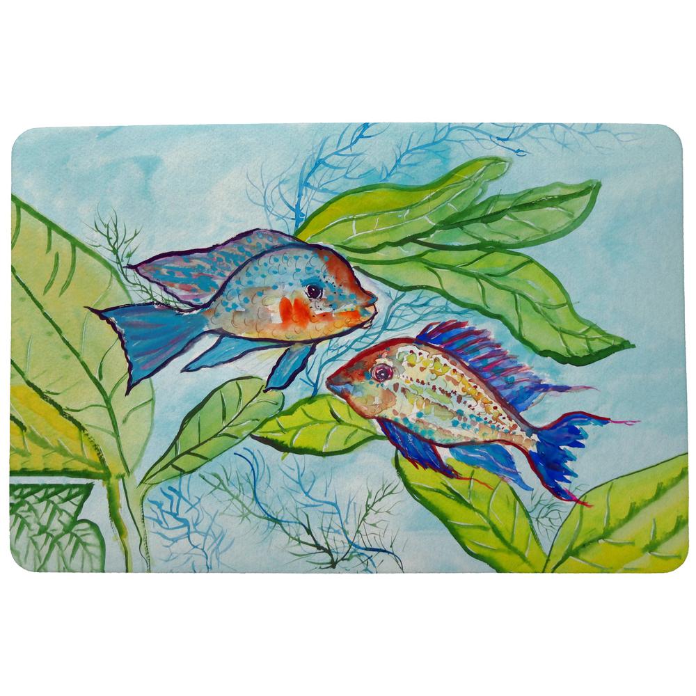 Pair of Fish Door Mat 18x26. Picture 1