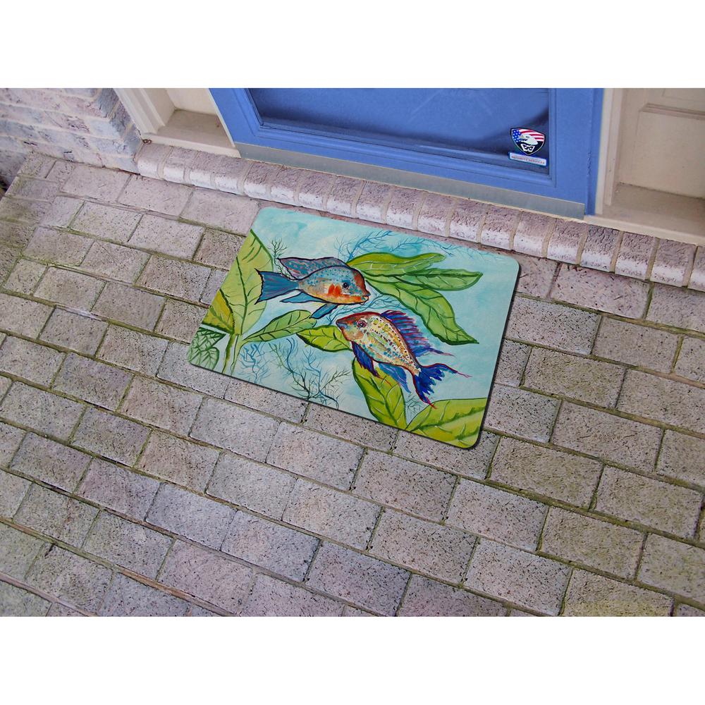Pair of Fish Door Mat 18x26. Picture 2