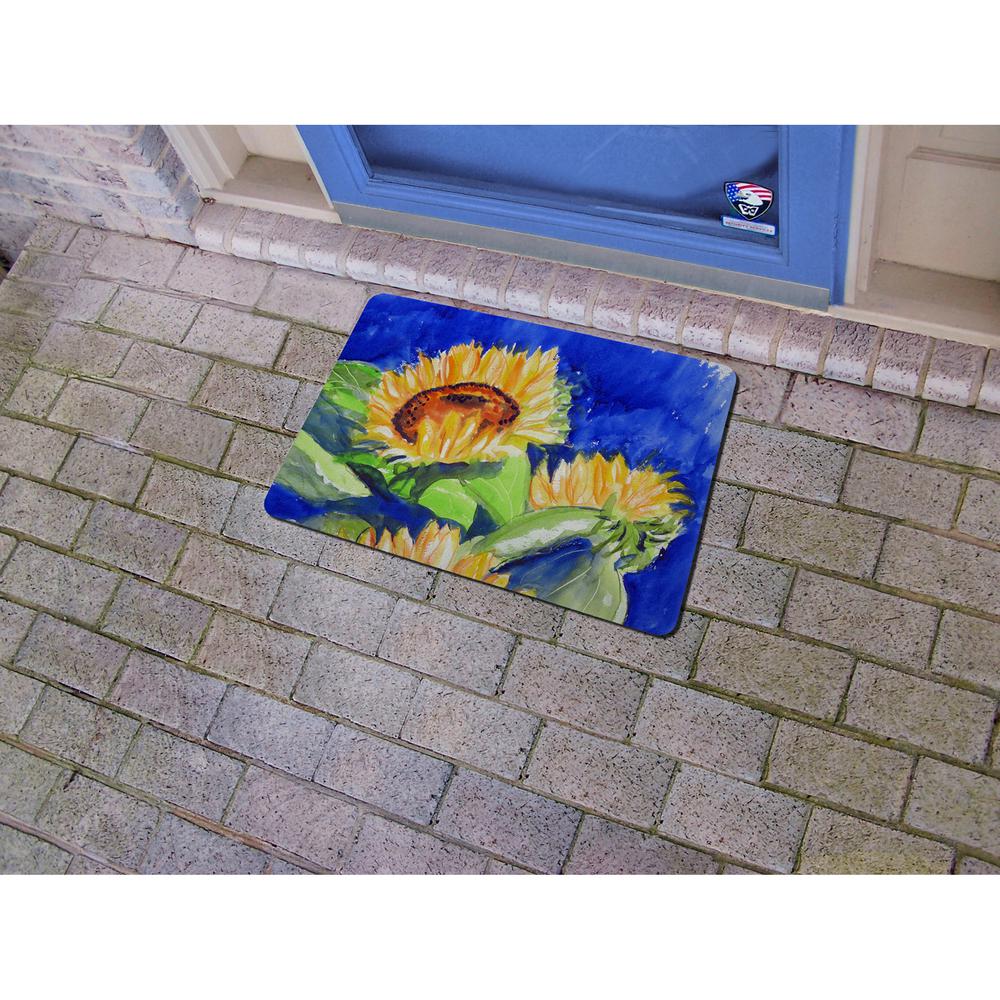 Rising Sunflower Door Mat 18x26. Picture 2