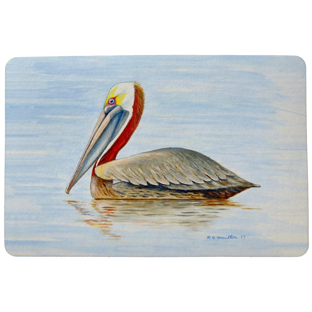 Summer Pelican Doormat 18x26. Picture 1