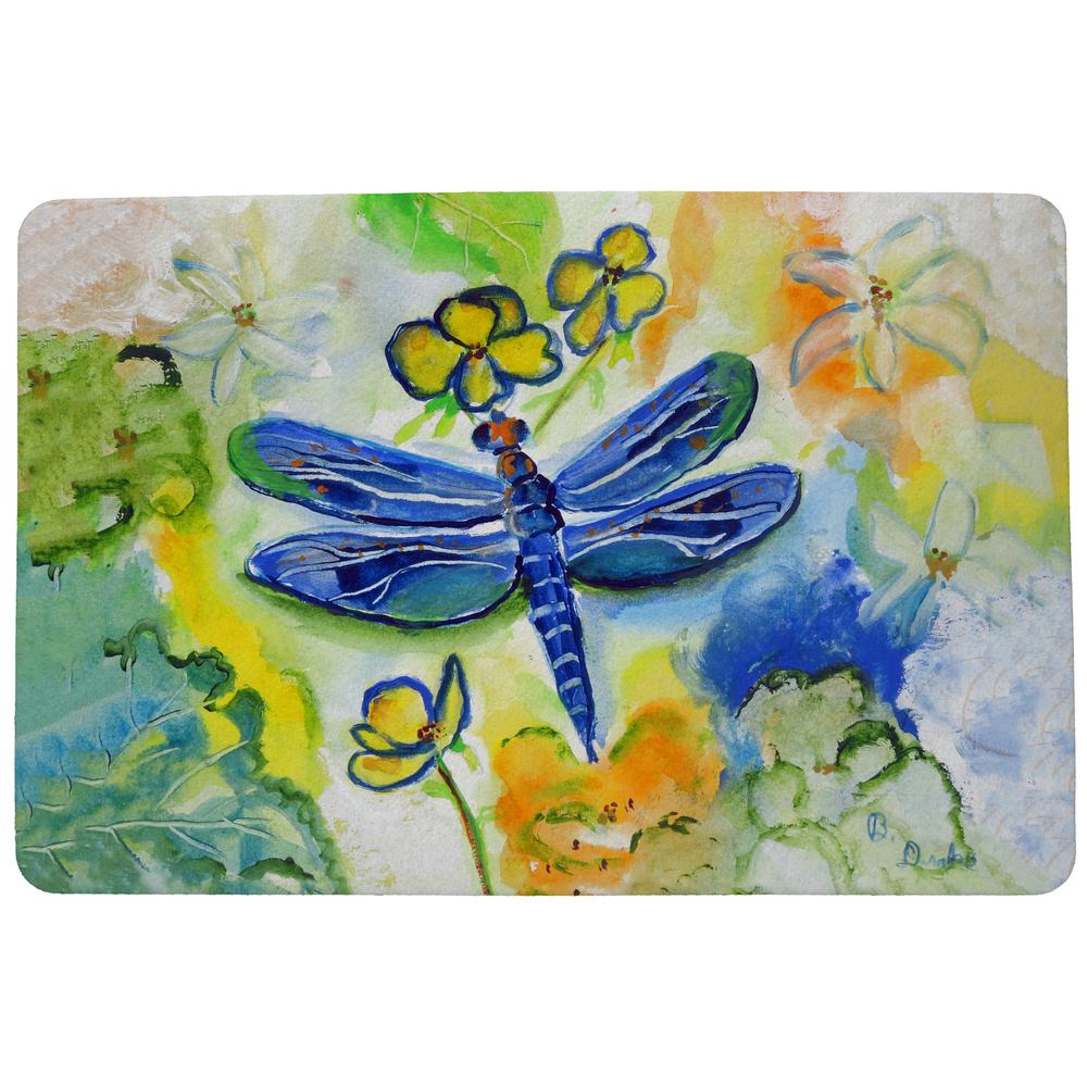 Dragonfly Garden Door Mat 18x26. Picture 1