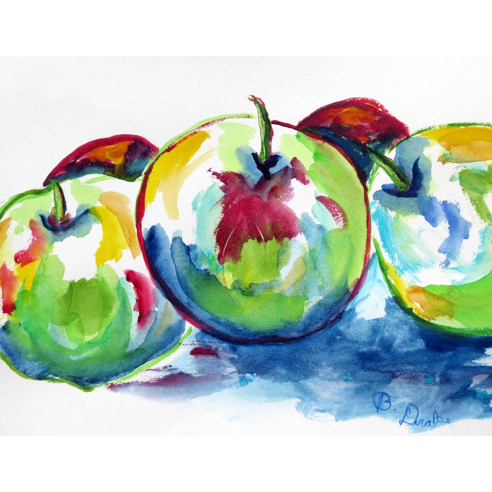 Three Apples Doormat 18x26. Picture 1