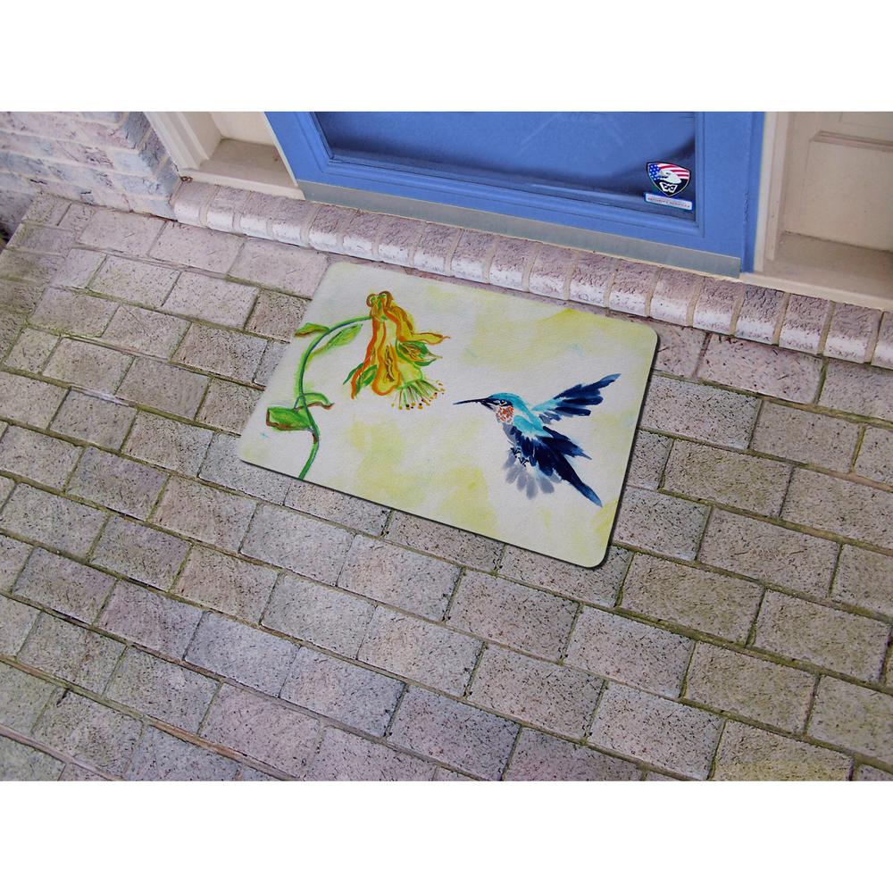 Bird & Yellow Flower Door Mat 18x26. Picture 2