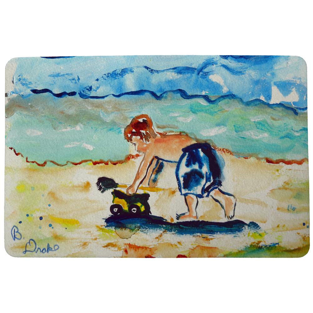 Boy & Toy Doormat 18x26. Picture 1