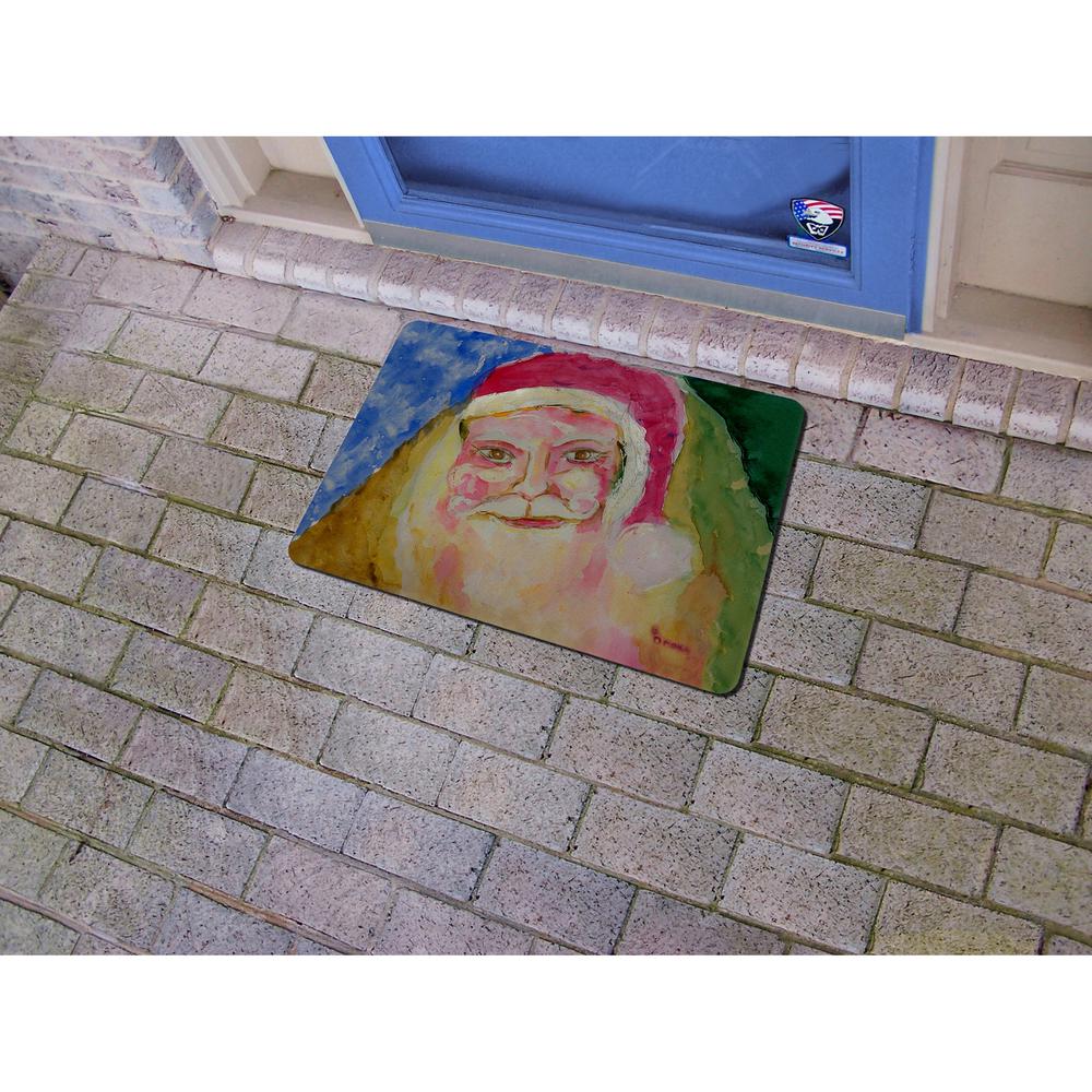 Santa Face Door Mat 18x26. Picture 2
