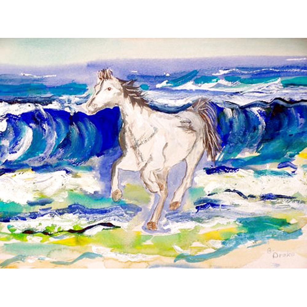Horse & Surf Door Mat 18x26. Picture 1