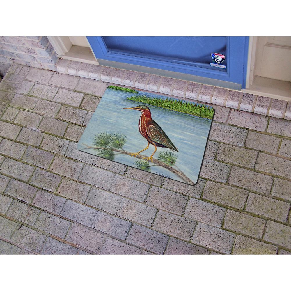 Green Heron II Door Mat 18x26. Picture 2