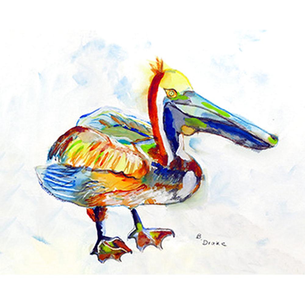 Heathcliff Pelican A Door Mat 18x26. Picture 1