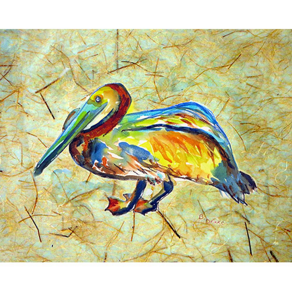 Gertrude Pelican Door Mat 18x26. Picture 1