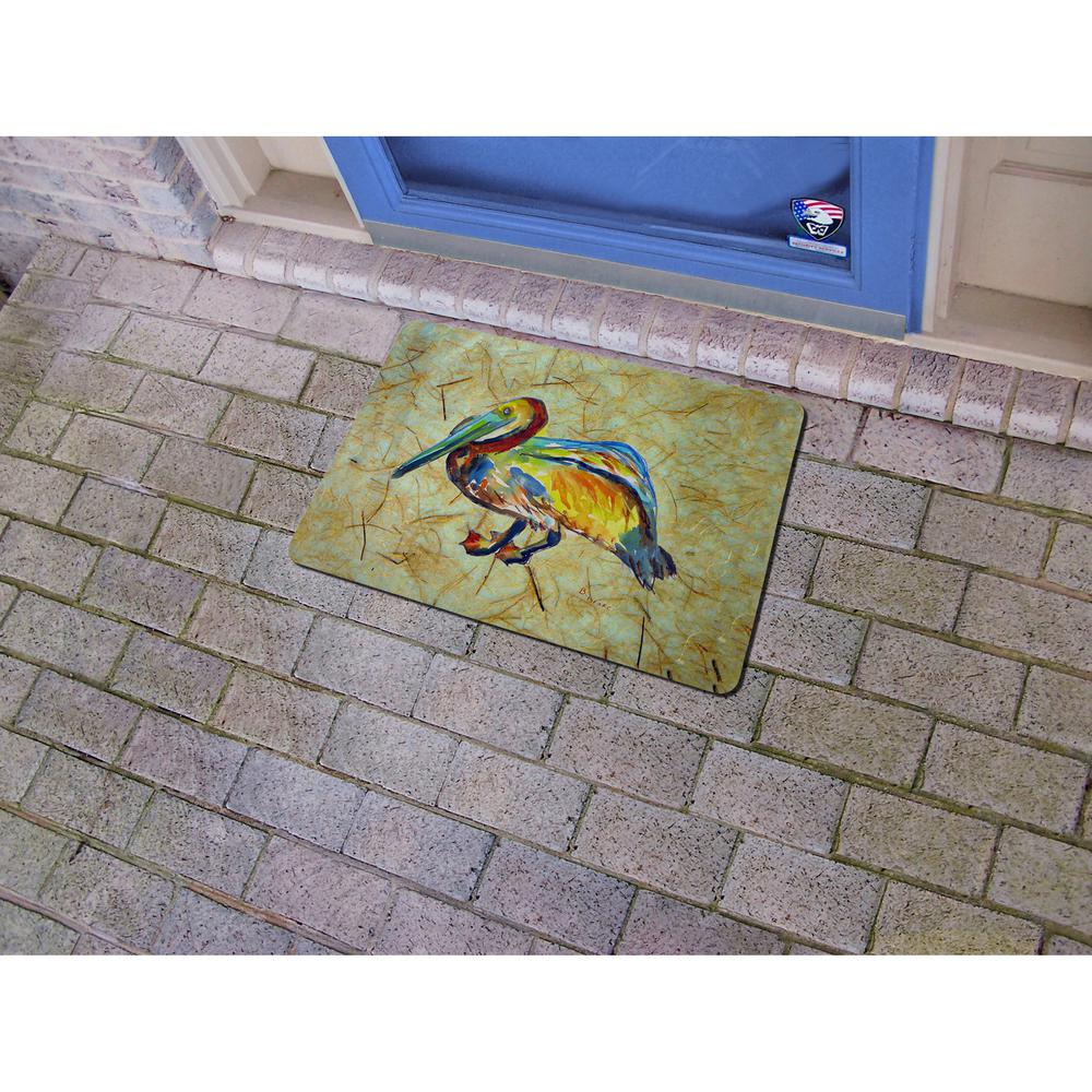 Gertrude Pelican Door Mat 18x26. Picture 2