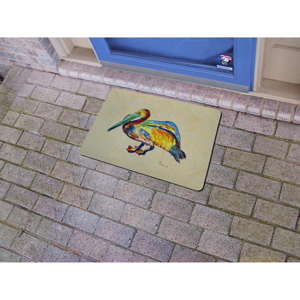 Gertrude Pelican B Door Mat 18x26. Picture 2