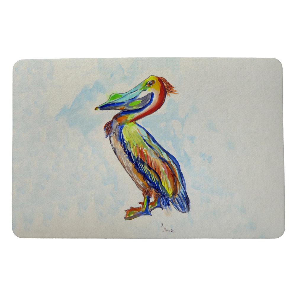 Sylvester Pelican Door Mat 18x26. Picture 1