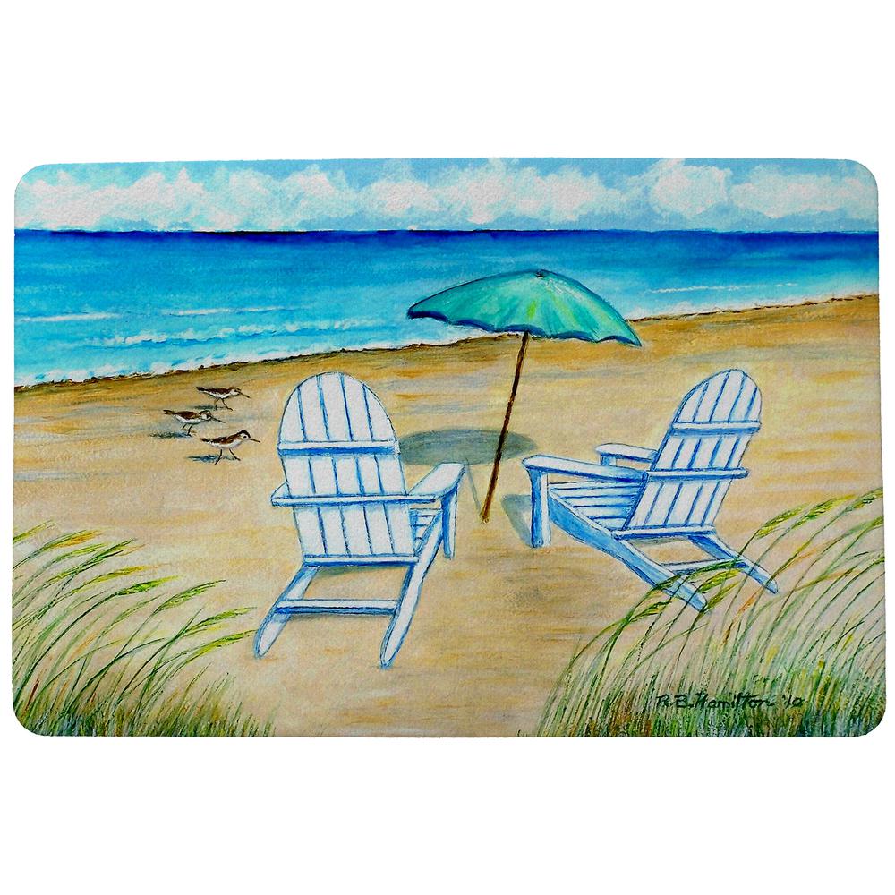 Adirondack Chairs Door Mat 18x26. Picture 1